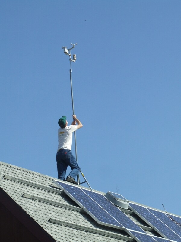 mounting an outdoor weather station