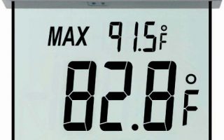 La Crosse Technology WS-1025 Digital Window Thermometer